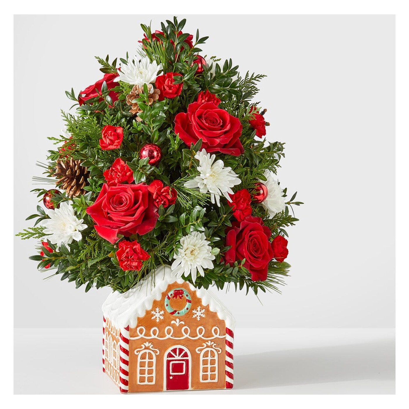 Spiced Gingerbread Tree flower arrangement