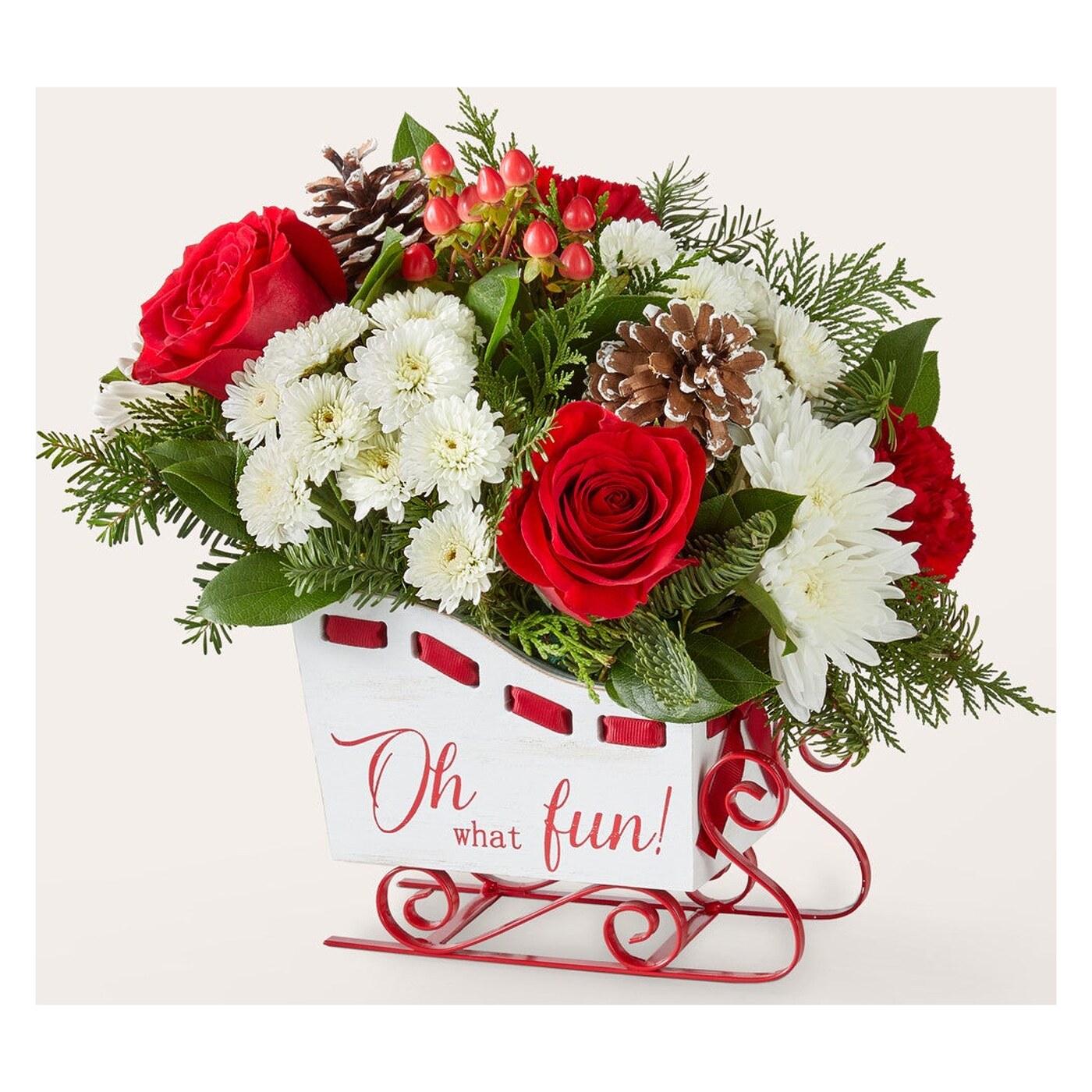 Sleigh Bells Bouquet flower arrangement