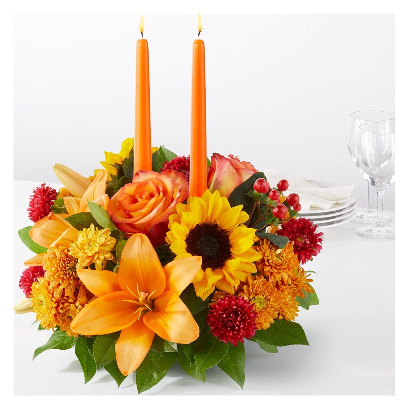 Grateful Centerpiece flower arrangement