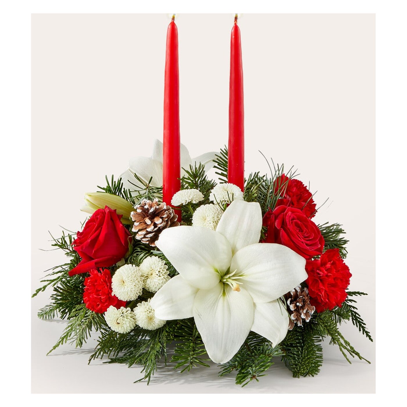 Seasonal Festivities Centerpiece flower arrangement