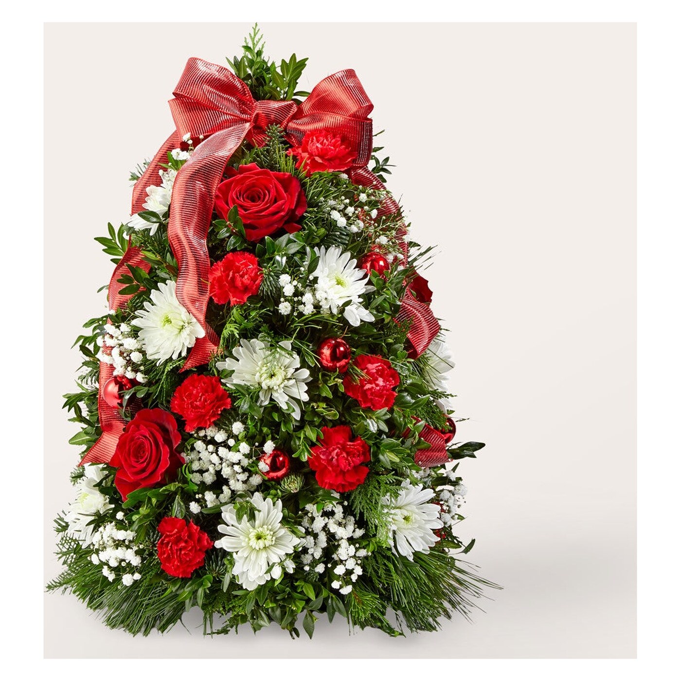 Make It Merry Tree flower arrangement