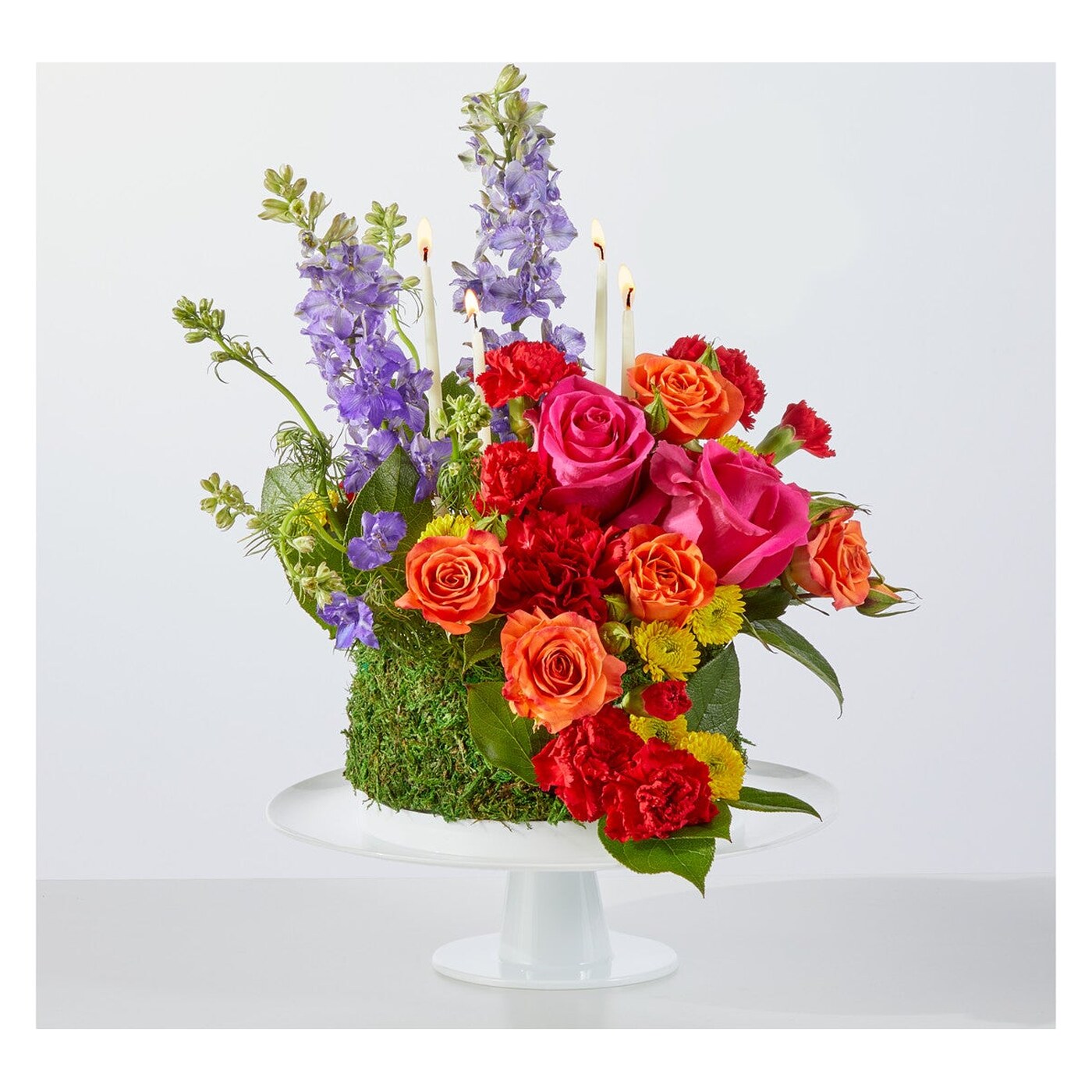 Best Year Yet Floral Cake flower arrangement